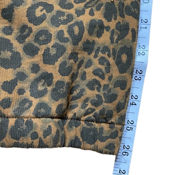 Sanctuary Anthropologie Women’s Jogger Pant Brown Leopard Stretch Approx Medium - Picture 10 of 12